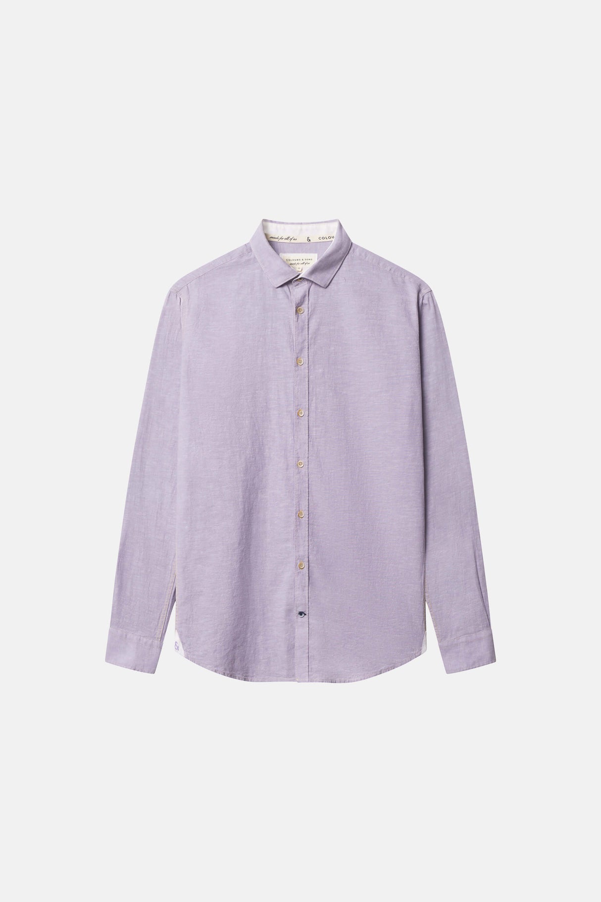 Hemd Leinen Blend - Orchid von Colours & Sons - Hemd