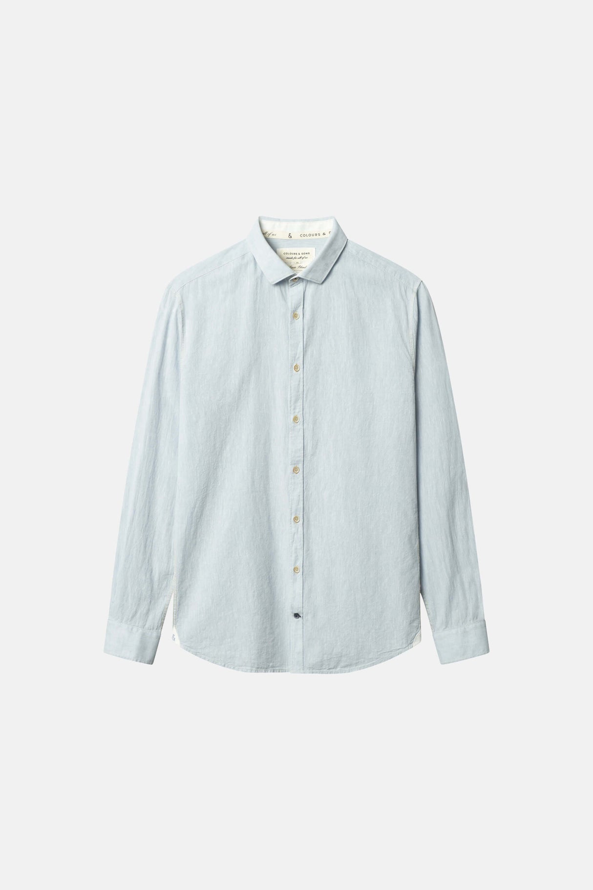 Hemd Leinen Blend - Sky von Colours & Sons - Hemd