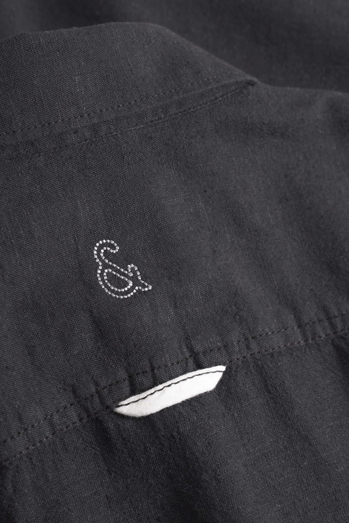 Hemd Leinen Blend - Anthracite von Colours & Sons - Hemd