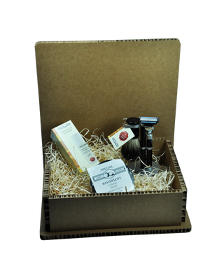 Golddachs Geschenkset – Premium Rasierset