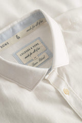 Hemd Leinen Blend - White von Colours & Sons - Hemd