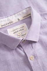 Hemd Leinen Blend - Orchid von Colours & Sons - Hemd