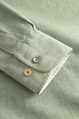 Hemd Leinen Blend - Wasabi von Colours & Sons - Hemd