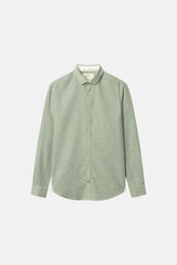 Hemd Leinen Blend - Wasabi von Colours & Sons - Hemd