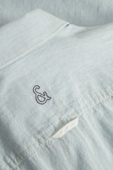 Hemd Leinen Blend - Sky von Colours & Sons - Hemd