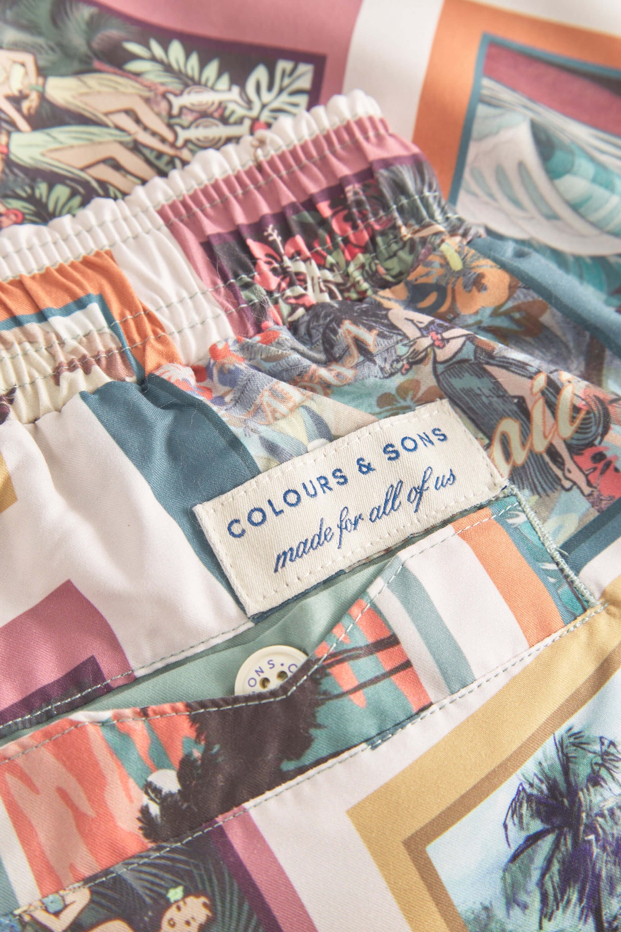 Badehose - Hawaii von Colours & Sons - Badehose