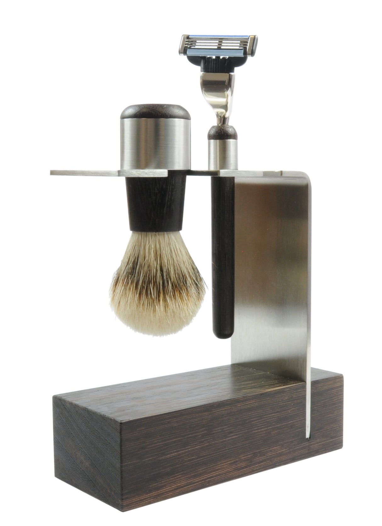 Golddachs Geschenkset Wenge Rasierset MACH3