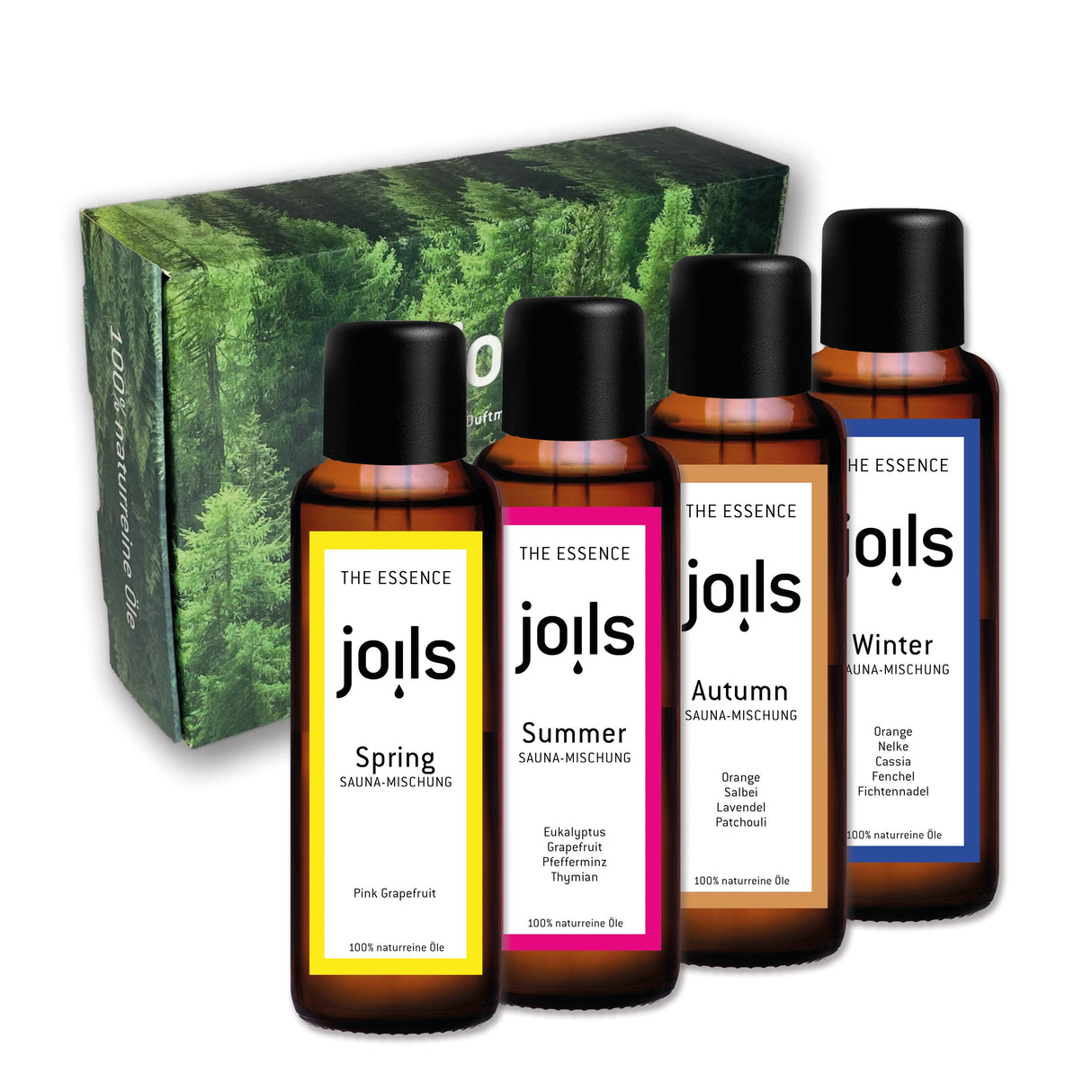 Sauna-Aufguss-Set "4-Jahreszeiten" |  4x100ml